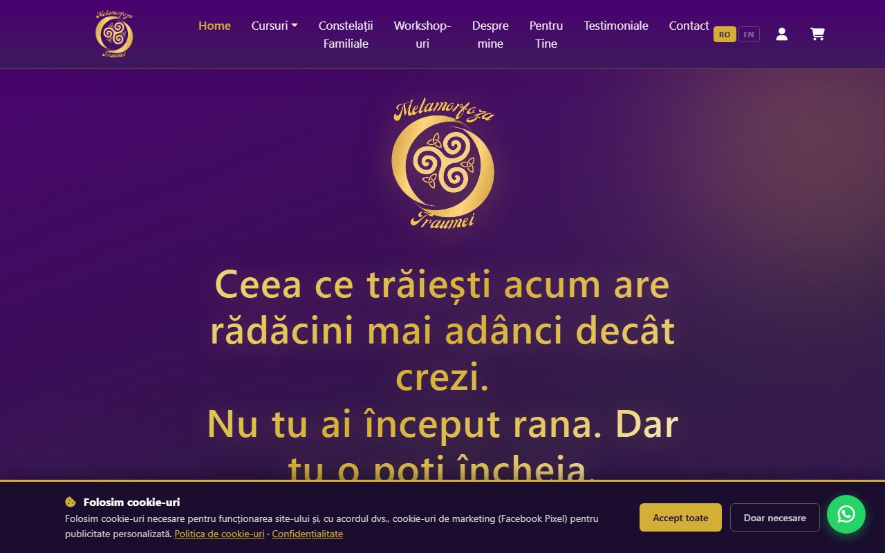 Previzualizare site Alice Dobrescu
